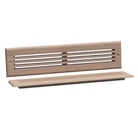 Designs Of Distinction 15.75"W Linear Style Toe Kick Vent - Alder 01992214AL1